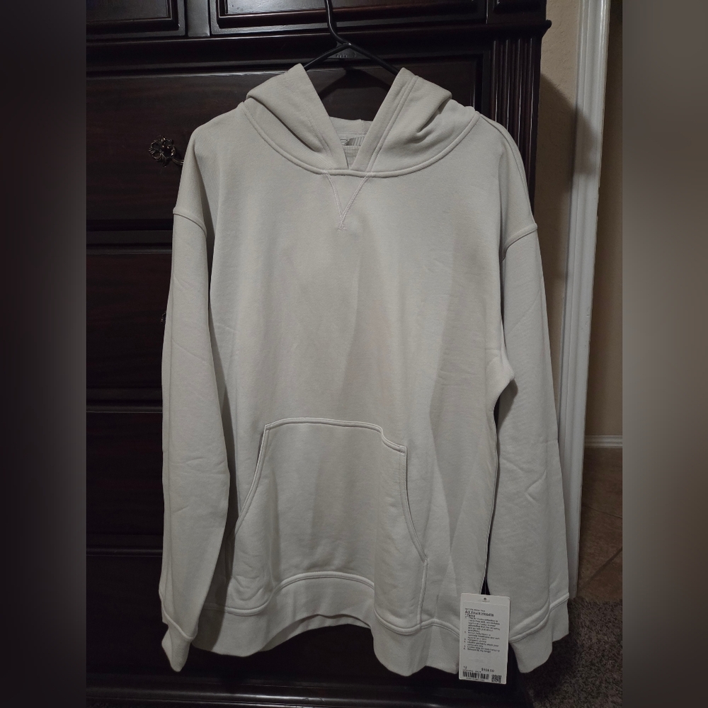 G319. NWT Lululemon All Yours Hoodie (French Terry) in Vapor - Size 12